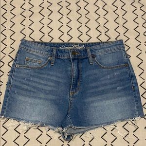 Distressed denim Jean shorts